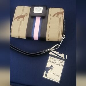 Sloane Ranger Tan and Black Wallet‎